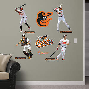 Baltimore Orioles Power Pack Fathead Wall Decal
